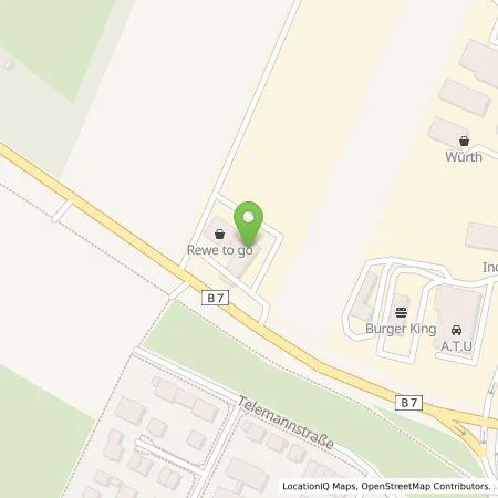 Standortübersicht der Tankstelle BP Europa SE in 34414 Warburg