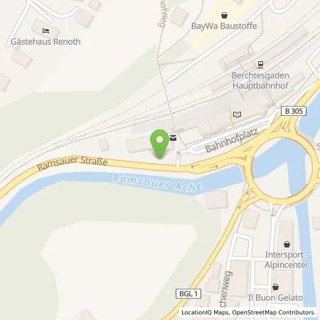 Standortübersicht der Tankstelle BP Europa SE in 83471 Berchtesgaden