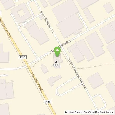 Standortübersicht der Tankstelle BP Europa SE in 46446 Emmerich