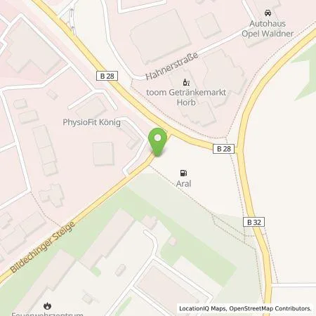 Standortübersicht der Tankstelle BP Europa SE in 72160 Horb am Neckar