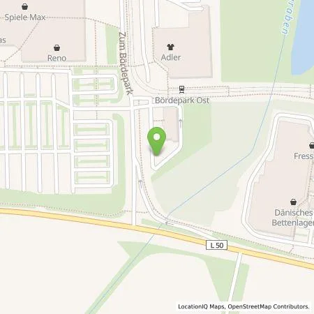 Standortübersicht der Tankstelle BP Europa SE in 39118 Magdeburg