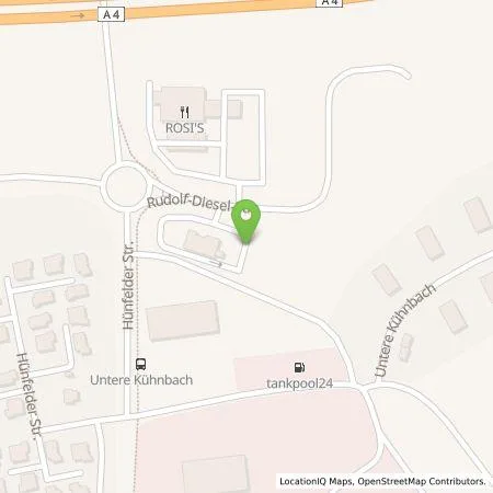 Standortübersicht der Tankstelle BP Europa SE in 36251 Bad Hersfeld