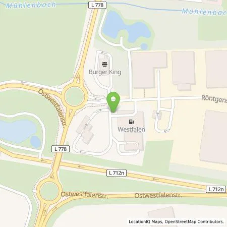 Standortübersicht der Tankstelle BP Europa SE in 32052 Herford