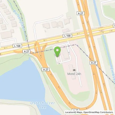 Standortübersicht der Tankstelle BP Europa SE in 28876 Oyten