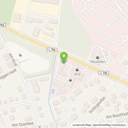 Standortübersicht der Tankstelle BP Europa SE in 33689 Bielefeld