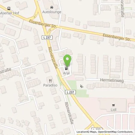 Standortübersicht der Tankstelle BP Europa SE in 47441 Moers