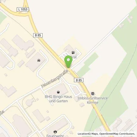 Standortübersicht der Tankstelle BP Europa SE in 99438 Bad Berka