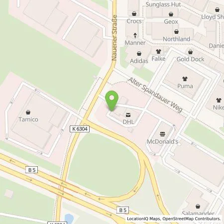 Standortübersicht der Tankstelle BP Europa SE in 14641 Wustermark