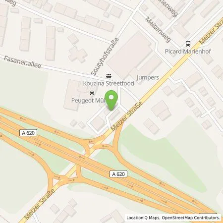 Standortübersicht der Tankstelle BP Europa SE in 66740 Saarlouis