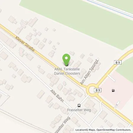 Standortübersicht der Tankstelle BP Europa SE in 47559 Kranenburg