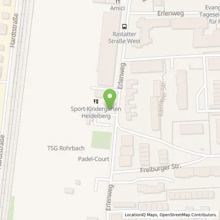 Standortübersicht der Tankstelle Stadtwerke Heidelberg Energie GmbH in 69124 Heidelberg