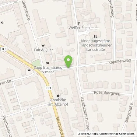 Standortübersicht der Tankstelle Stadtwerke Heidelberg Energie GmbH in 69121 Heidelberg