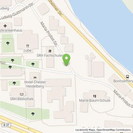 Standortübersicht der Tankstelle Stadtwerke Heidelberg Energie GmbH in 69123 Heidelberg