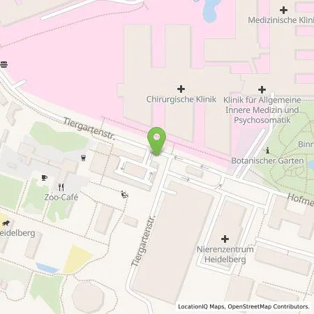 Standortübersicht der Tankstelle Stadtwerke Heidelberg Energie GmbH in 69120 Heidelberg