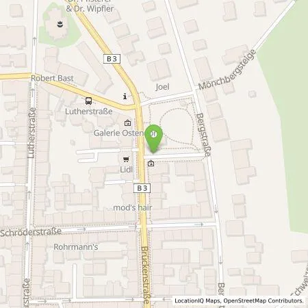 Standortübersicht der Tankstelle Stadtwerke Heidelberg Energie GmbH in 69120 Heidelberg