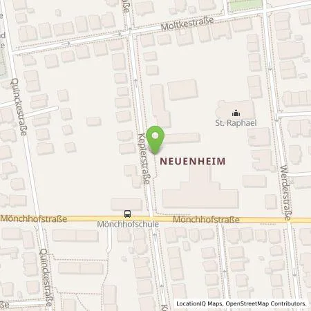 Standortübersicht der Tankstelle Stadtwerke Heidelberg Energie GmbH in 69120 Heidelberg