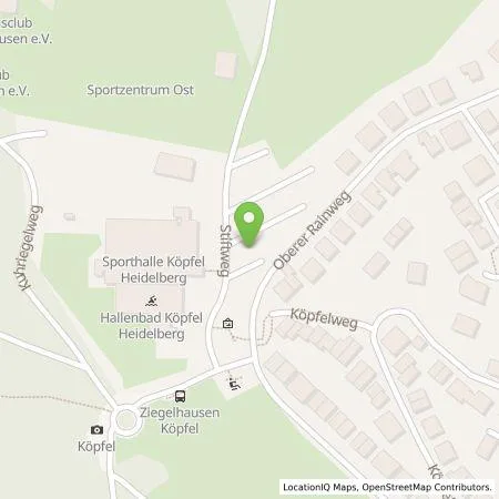 Standortübersicht der Tankstelle Stadtwerke Heidelberg Energie GmbH in 69118 Heidelberg