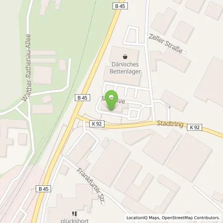 Standortübersicht der Tankstelle EWE Go GmbH in 64720 Michelstadt