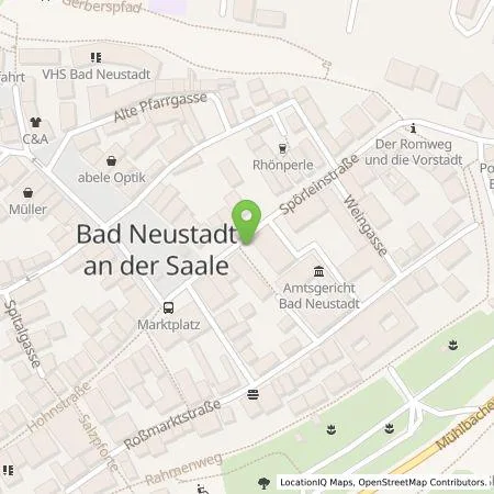 Standortübersicht der Tankstelle Tourismus und Stadtmarketing Bad Neustadt GmbH in 97616 Bad Neustadt a.d.Saale