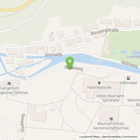 Standortübersicht der Tankstelle SWU Energie GmbH in 89143 Blaubeuren