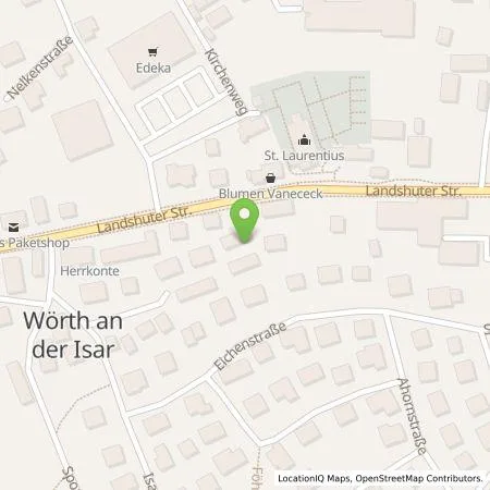 Standortübersicht der Tankstelle Fachfußpflege Zinner in 84109 Wörth a.d.Isar
