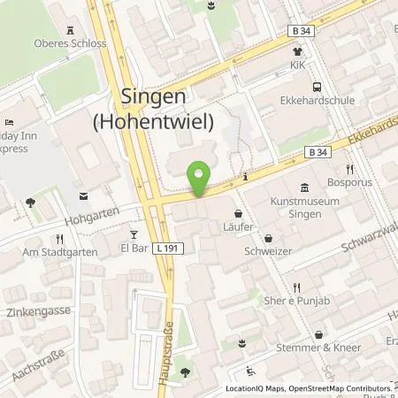 Standortübersicht der Tankstelle deer GmbH in 78224 Singen (Hohentwiel)