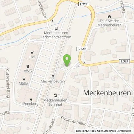 Standortübersicht der Tankstelle deer GmbH in 88074 Meckenbeuren