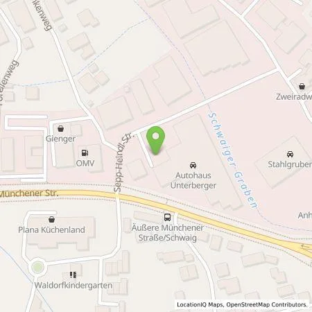 Standortübersicht der Tankstelle Autohaus Unterberger GmbH in 83026 Rosenheim