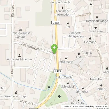 Standortübersicht der Tankstelle Stadtwerke Soltau GmbH & Co.KG in 29614 Soltau