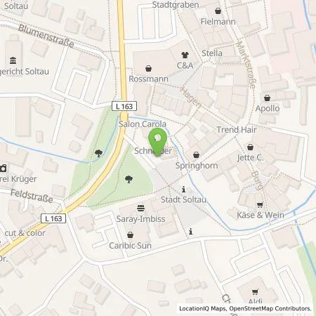 Standortübersicht der Tankstelle Stadtwerke Soltau GmbH & Co.KG in 29614 Soltau