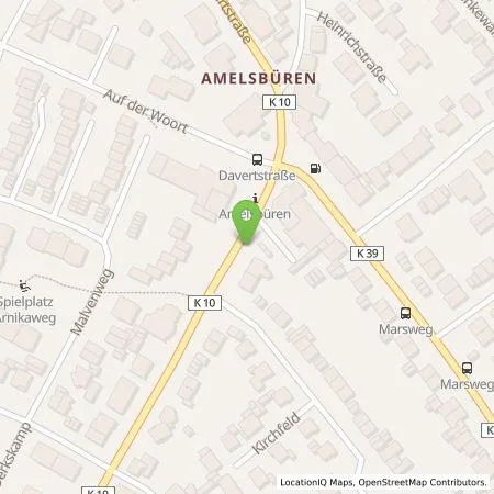 Standortübersicht der Tankstelle Stadtwerke Münster GmbH in 48163 Münster