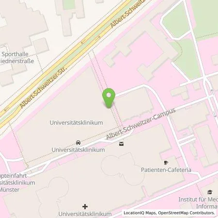 Standortübersicht der Tankstelle Stadtwerke Münster GmbH in 48149 Münster