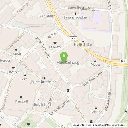 Standortübersicht der Tankstelle Stadtwerke Münster GmbH in 48143 Münster