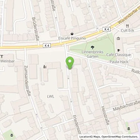 Standortübersicht der Tankstelle Stadtwerke Münster GmbH in 48145 Münster