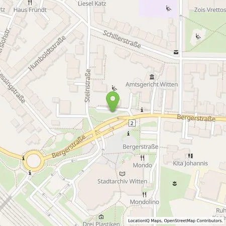 Standortübersicht der Tankstelle Stadtwerke Witten Energielösungen GmbH in 58452 Witten