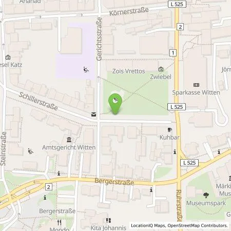 Standortübersicht der Tankstelle Stadtwerke Witten Energielösungen GmbH in 58452 Witten