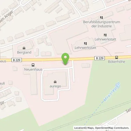 Standortübersicht der Tankstelle Stadtwerke Remscheid GmbH in 42855 Remscheid