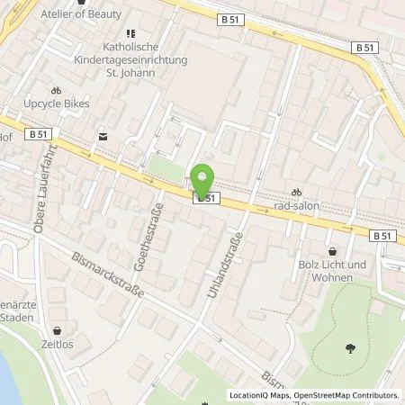 Standortübersicht der Tankstelle Energie SaarLorLux AG in 66121 Saarbrücken