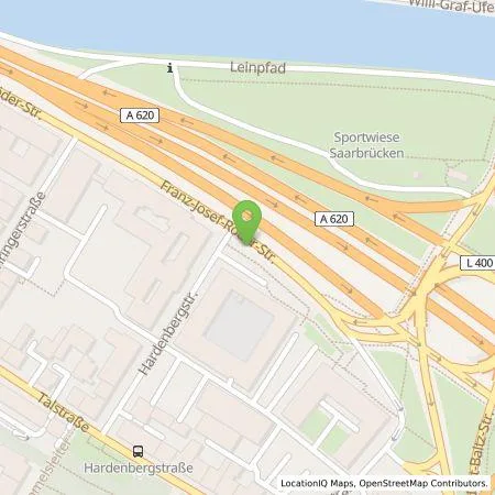 Standortübersicht der Tankstelle Energie SaarLorLux AG in 66119 Saarbrücken