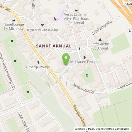 Standortübersicht der Tankstelle Energie SaarLorLux AG in 66119 Saarbrücken