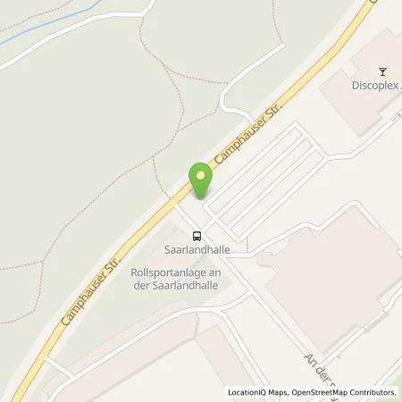 Standortübersicht der Tankstelle Energie SaarLorLux AG in 66111 Saarbrücken