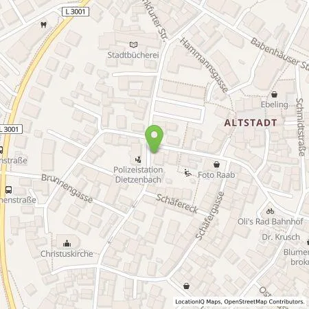 Standortübersicht der Tankstelle MAINGAU Energie GmbH in 63128 Dietzenbach