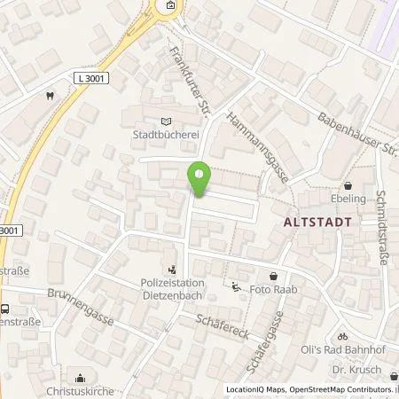 Standortübersicht der Tankstelle MAINGAU Energie GmbH in 63128 Dietzenbach