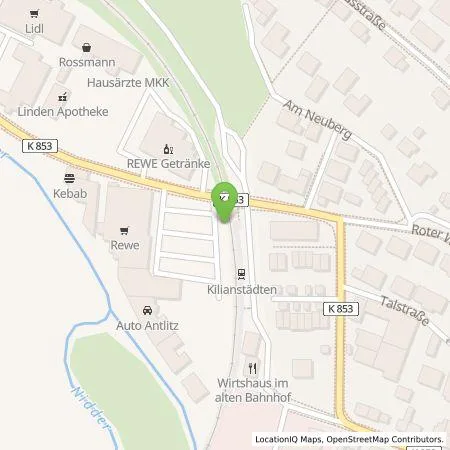 Standortübersicht der Tankstelle MAINGAU Energie GmbH in 61137 Schöneck