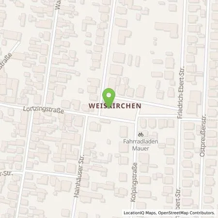 Standortübersicht der Tankstelle Energieversorgung Rodau GmbH in 63110 Rodgau