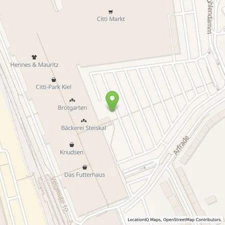 Standortübersicht der Tankstelle Stadtwerke Kiel AG in 24113 Kiel