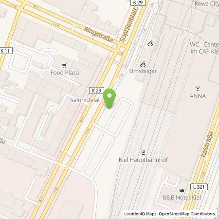 Standortübersicht der Tankstelle Stadtwerke Kiel AG in 24114 Kiel