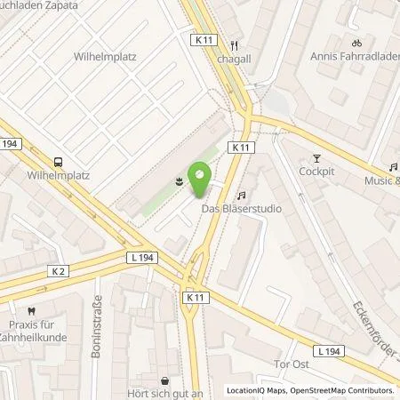 Standortübersicht der Tankstelle Stadtwerke Kiel AG in 24116 Kiel