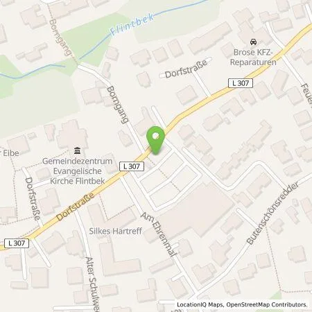 Standortübersicht der Tankstelle Stadtwerke Kiel AG in 24220 Flintbek