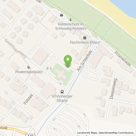 Standortübersicht der Tankstelle Stadtwerke Kiel AG in 24217 Schönberg